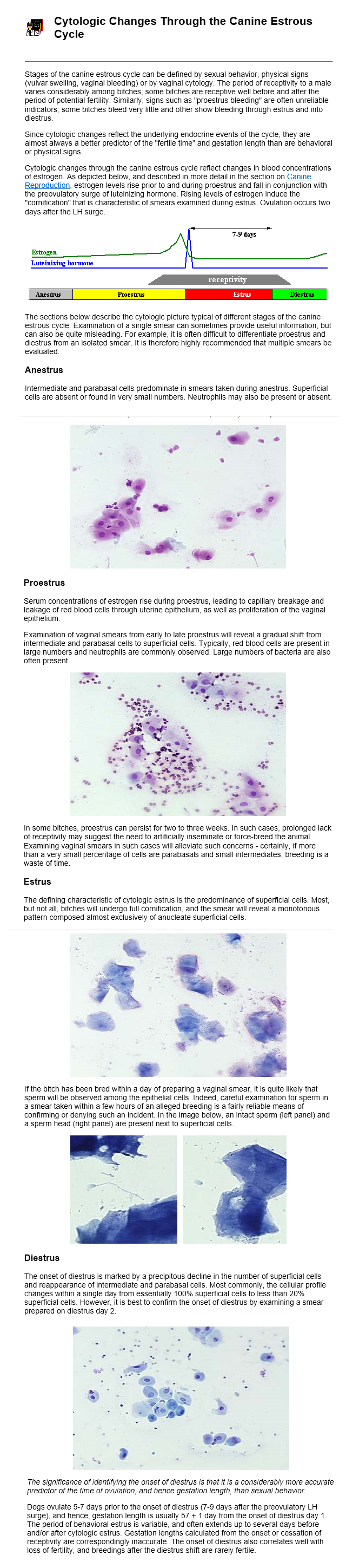 cytological changes